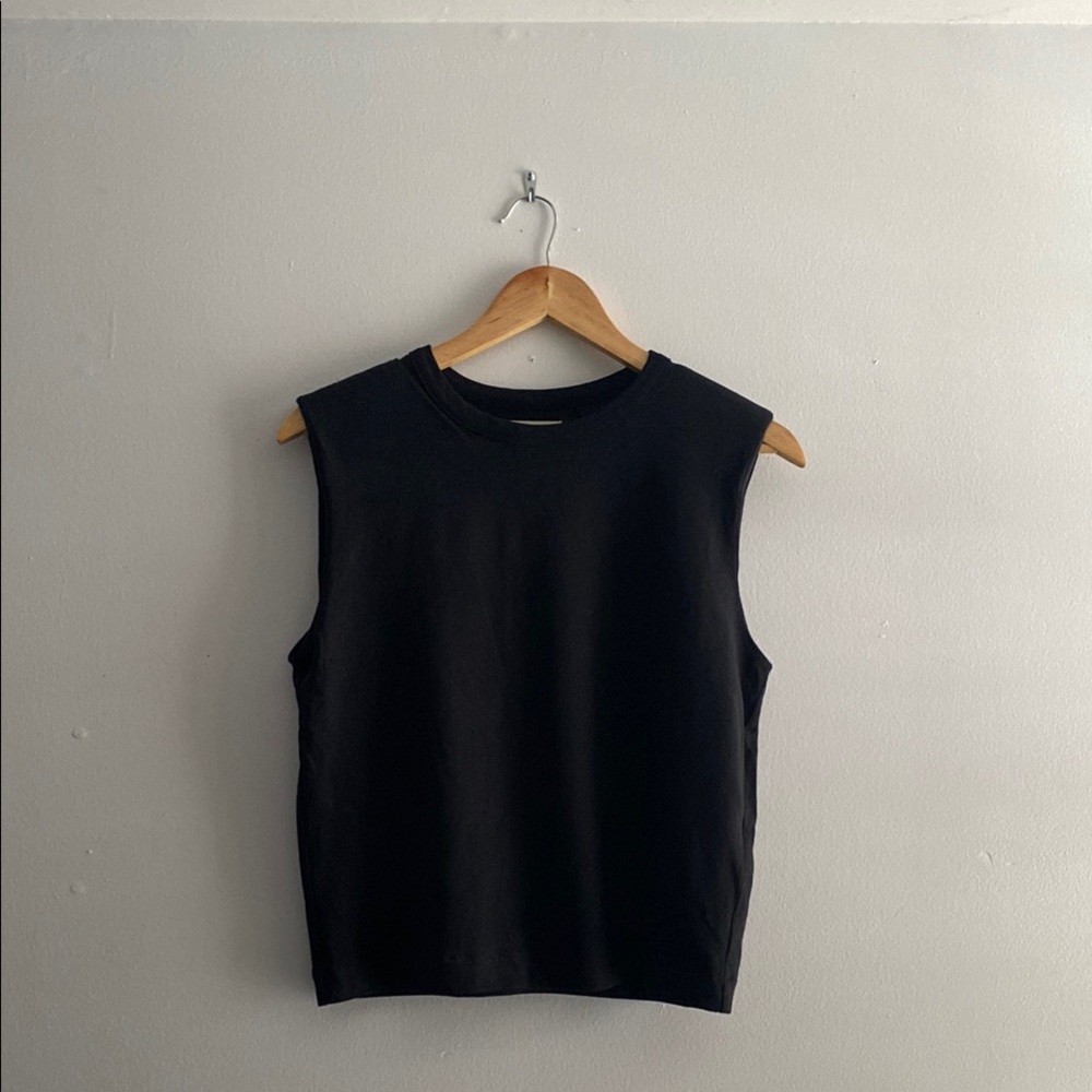 Madewell Black Boxy Muscle Tee